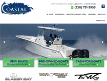 Tablet Screenshot of coastalmarinesales.com